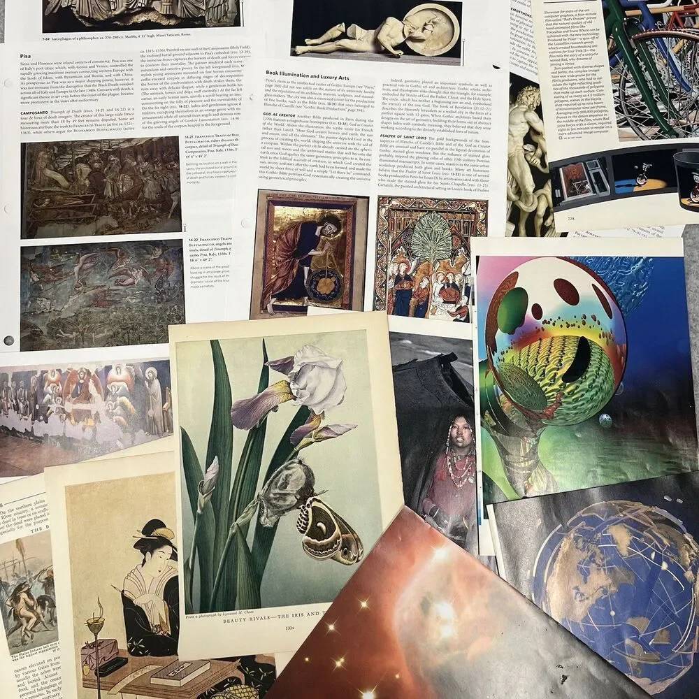 Ephemera Lot 70 Pcs Color Images Book & Magazine Pages Junk Journal Art Crafts